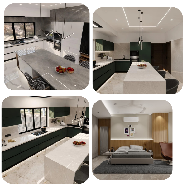 Dezire Modular Kitchen Bedroom Set in Ahmedabad